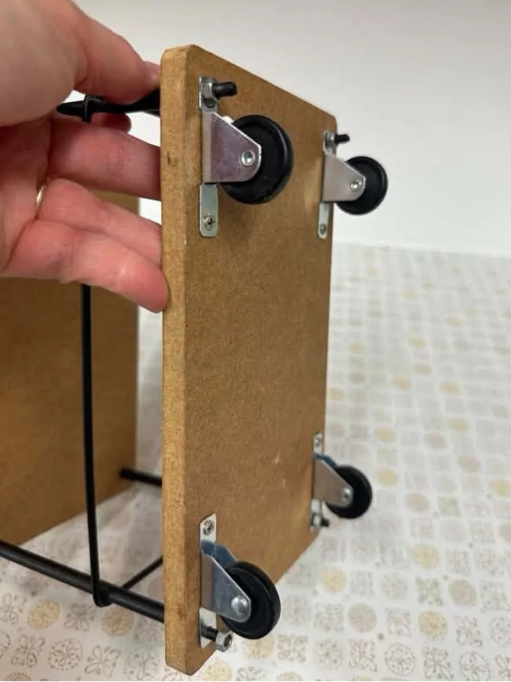 Small Wood Utility Cart